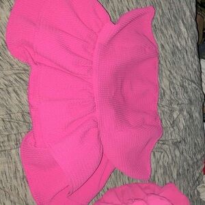 Vibrant Pink wide SHEIN top